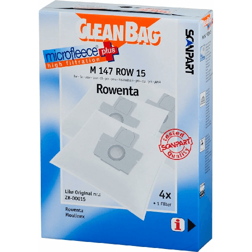 Scanpart Sacchetto di Ricambio per Aspirapolvere Scanpart M 147