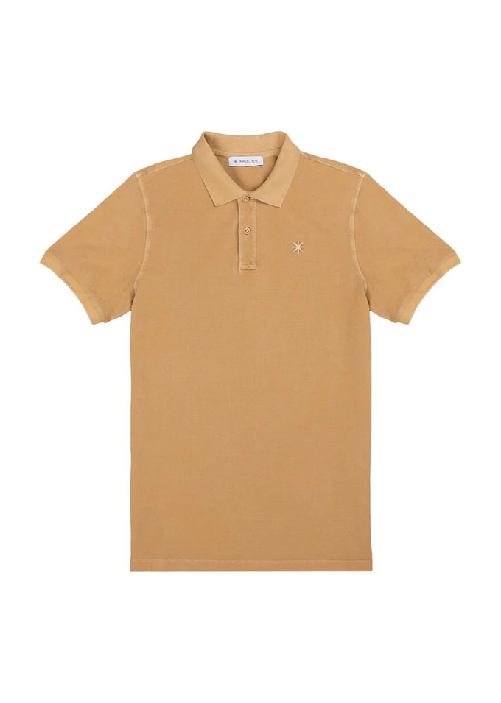 MAGLIA POLO T SHIRT UOMO MNAUEL RITZ 3432M553T COTONE BEIGE ORIGINALE PE 2023 L Beige