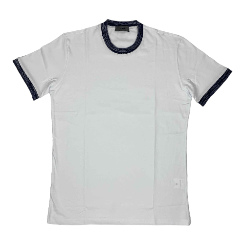 FERRANTE MAGLIA T SHIRT MAGLIE UOMO FERRANTE 49U39101 COTONE BIANCO ORIGINALE PE 2023 Colore Bianco,Taglia IT 50
