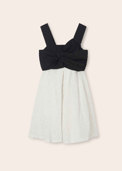 MAYORAL ABITO ABITI VESTITO RAGAZZA MAYORAL 6908 COTONE BIANCO ORIGINALE PE 2023 Colore Bianco,Taglia 14 anni