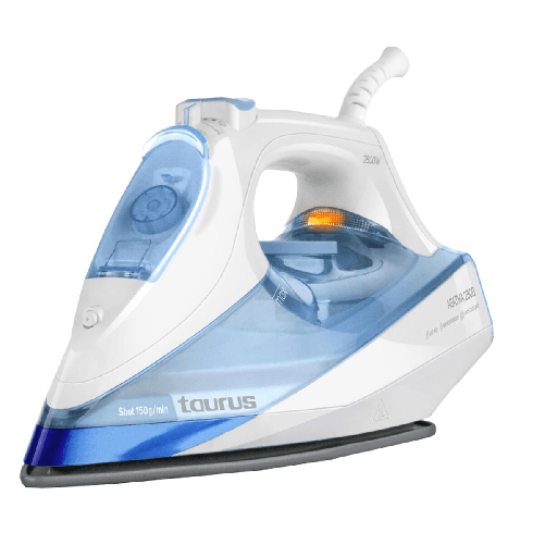 Taurus Agatha 2800 Ferro da stiro a secco e a vapore Piastra in Ceramica 2800 W Blu, Bianco Taurus Ferro da Stiro a Vapore Taurus AGATHA 2800 W
