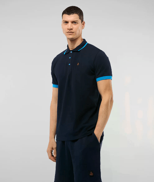 REFRIGIWEAR POLO T SHIRT UOMO REFRIGIWEAR RAY PX9031 T20300 F03700 BLU ORIGINALE PE 2025 Colore Blu,Taglia M