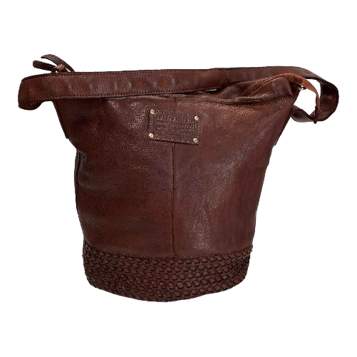 ROUTE 66 BORSA BORSE SECCHIELLO DONNA ROUTE 66 61792 PELLE MARRONE ORIGINALE Colore Marrone,Taglia Unica
