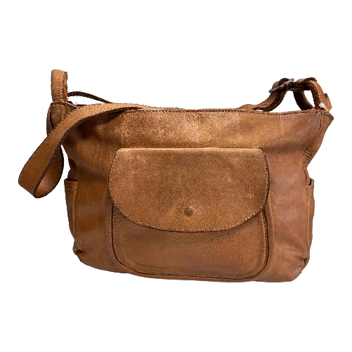 LAVORAZIONE ARTIGIANALE BORSA BORSE DONNA LAVORAZIONE ARTIGIANALE BP7489O PELLE CUOIO ORIGINAL Colore Marrone,Taglia Unica