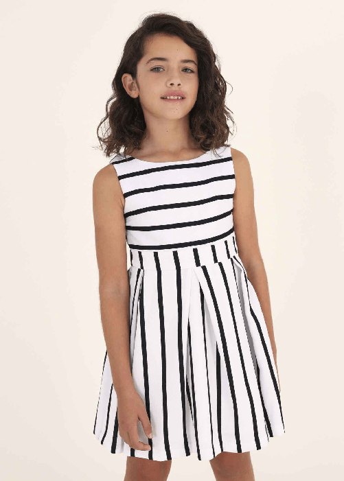 MAYORAL ABITO VESTITO CERIMONIA RAGAZZA MAYORAL 6910 COTONE BIANCO ORIGINALE PE 2023 Colore Bianco,Taglia 14 anni