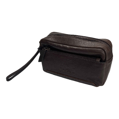 PIERRE CARDIN BORSA BORSE BORSELLO POCHETTE UOMO PIERRE CARDIN 28001 PELLE MARRONE ORIGINALE Colore Marrone,Taglia Unica