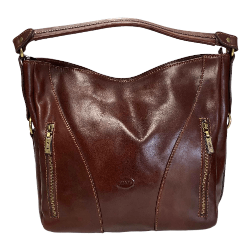 FILMA BORSA BORSE SPALLA DONNA FILMA STELLA 48461 PELLE MARRONE ORIGINALE Colore Marrone,Taglia Unica