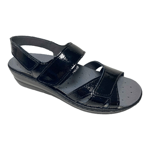 IMAC SCARPE SANDALO SANDALI DONNA IMAC 195903 357440 4200 PELLE NERO ORIGINAL PE 2023 Colore Nero,Taglia 37