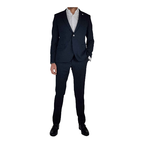 MANUEL RITZ COMPLETO ABITO CERIMONIA UOMO MANULE RITZ 3432A3109 233270 BLU ORIGINALE PE 2023 Colore Blu,Taglia IT 54