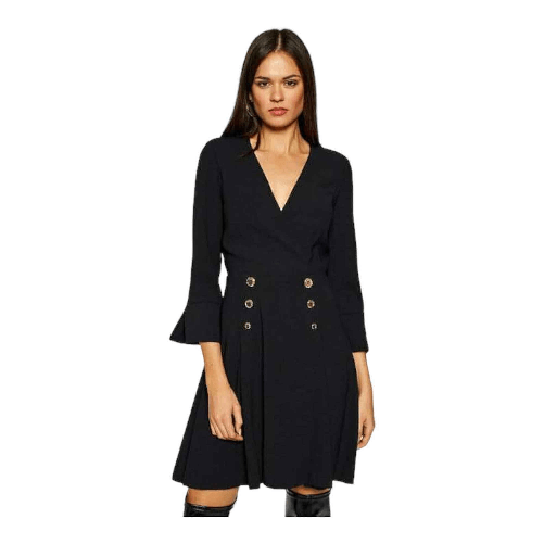 GUESS ABITI VESTITO ABITO TUBINO DONNA GUESS MARCIANO 0BG7228177Z NERO ORIGINALE AI Colore Nero,Taglia IT 40