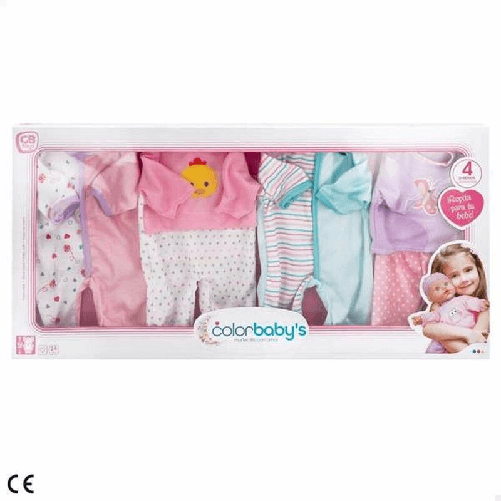 Colorbaby Vestiti per le bambole Colorbaby