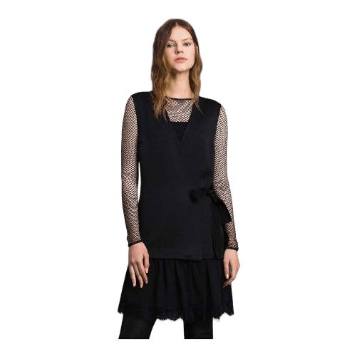 TWINSET ABITO VESTITO ABITI CERIMONIA DONNA MY TWIN TWINSET 192MP2351 NERO ORIGINALE PE Colore Nero,Taglia S