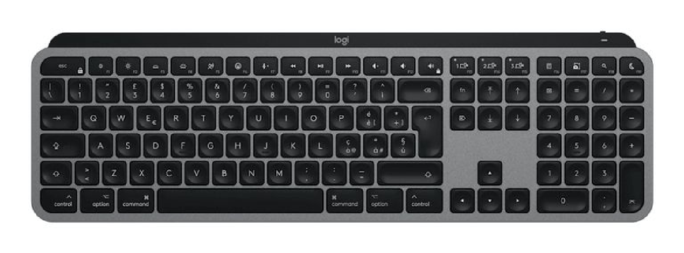 Logitech mx keys s for mac tastiera casa bluetooth qwerty italiano grigio