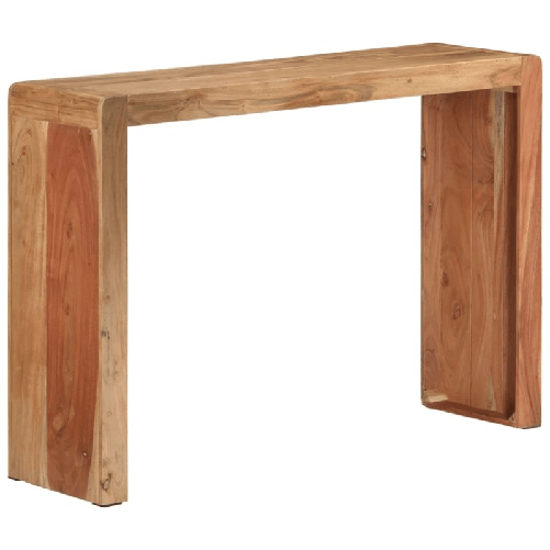 VidaXL Tavolo Consolle 110x30x76 cm in Legno Massello di Acacia