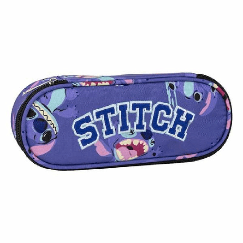 Stitch Astuccio Scuola Stitch Viola 8,5 x 5 x 22,5 cm
