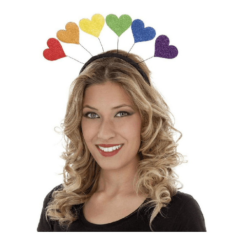 My Other Me Diadema My Other Me Pride Multicolore Arcobaleno Cuori
