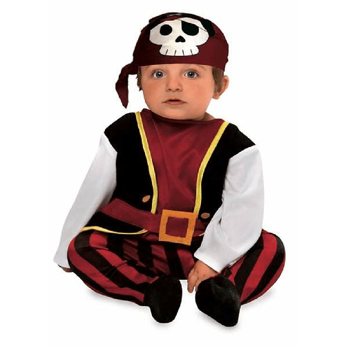 My Other Me Costume per Neonati Pirata 0-6 Mesi Nero