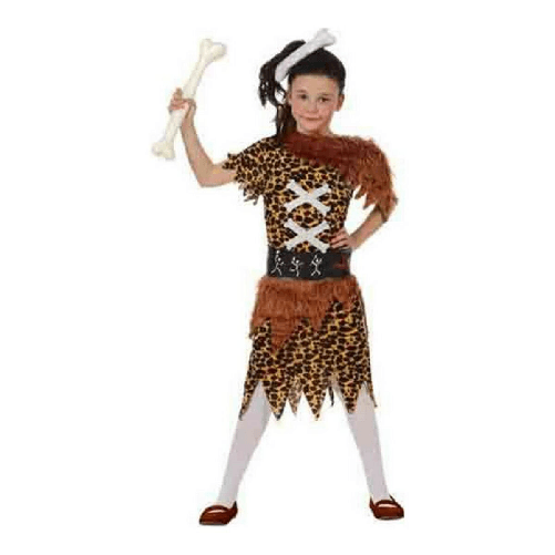 BigBuy Carnival Costume per Bambini Bambina Cavernicola