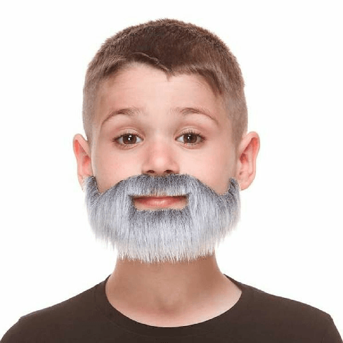 My Other Me Barba finta My Other Me Grigio