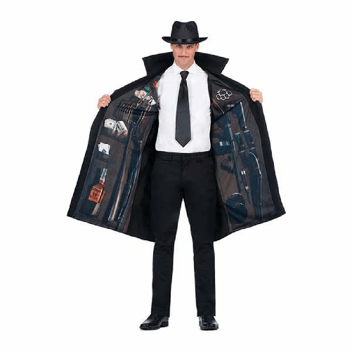 My Other Me Costume per Adulti My Other Me Taglia unica 2 Pezzi Mafioso Nero