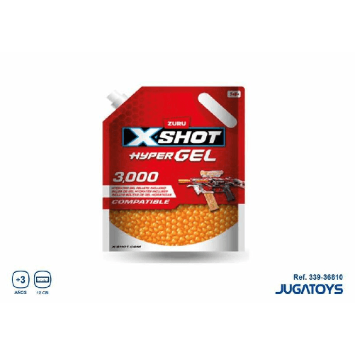 Zuru XShot HYPER GEL 36810-EN71 cartuccia ed accessorio per arma giocattolo Ricarica Zuru Pistola Zuru 12 cm