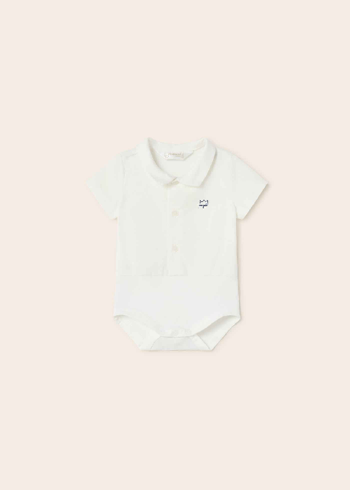 MAYORAL COMPLETO CAMICIA BERMUDA MAYORAL BAMBINO 1765 1257 COTONE BIANCO ORIGINAL PE2023 Colore Bianco,Taglia 4 / 6 mesi