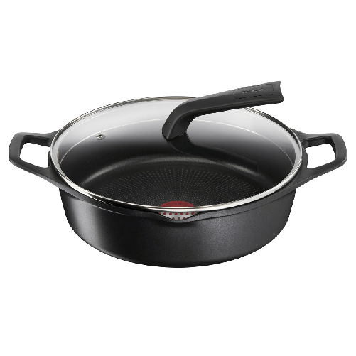 Tefal Casseruola con coperchio Tefal E2497244 Nero Ø 28 cm