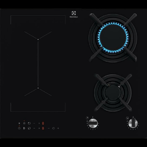 Electrolux KDI641723K Nero Da incasso 60 cm Combi 4 Fornello(i) Electrolux Piastra Mista Electrolux KDI641723K 60 cm