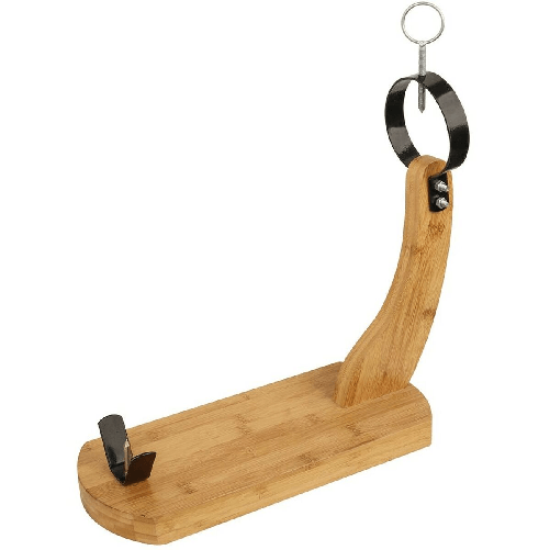 Supreme Kitchenware Porta prosciutto Supreme 36080 Legno Ferro Acciaio cromato