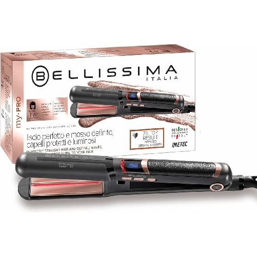 Bellissima Imetec Creativity Infrared, Piastra per capelli lisci, tecnologia raggi infrarossi, 4 elementi riscaldanti Bellissima Arricciacapelli Belli