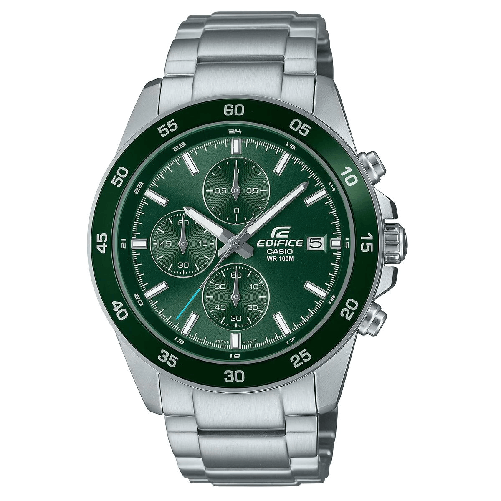 Casio Orologio Uomo Casio EDIFICE CLASSIC EFR-526D-3AVUEF Verde Argentato