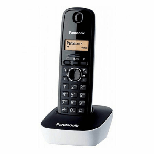 Panasonic KX-TG1611 Telefono DECT Identificatore di chiamata Nero, Bianco Panasonic Telefono Senza Fili Panasonic Corp. KX-TG1611SPW