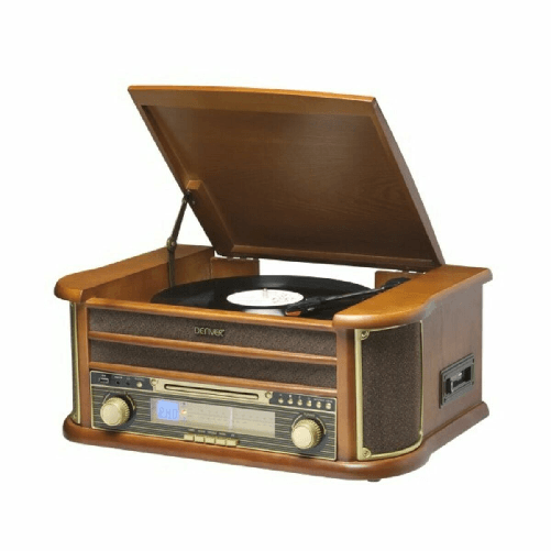 Denver Electronics Giradischi Denver Electronics MCR-50MK3 USB 5W Legno