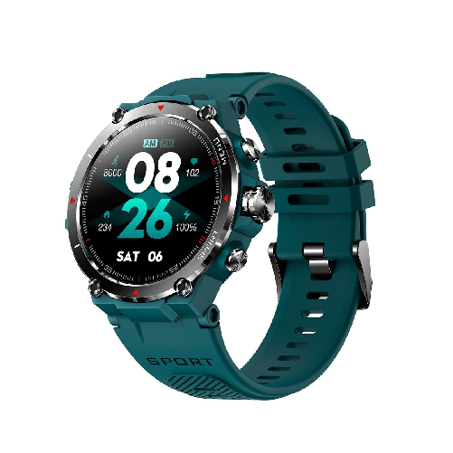 Dcu Tecnologic DCU Advance Tecnologic 34157082 smartwatch e orologio sportivo 3,3 cm (1.3" DCU Tecnologic Smartwatch DCU STRAVA Ciano 1,3"
