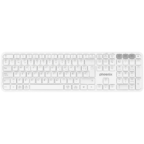 Phoenix Tastiera Bluetooth Phoenix K300 Bianco Qwerty in Spagnolo