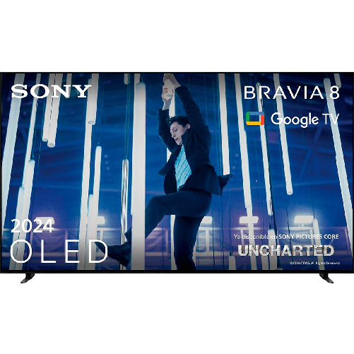 Sony BRAVIA 8 139,7 cm (55") 4K Ultra HD Smart TV Wi-Fi Argento Sony Smart TV Sony K55XR80PAEP