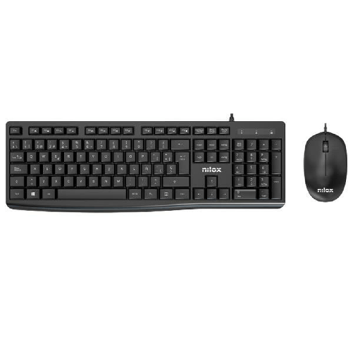 Nilox Tastiera e Mouse Nilox NXKME0012 Nero