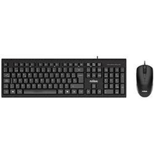 Nilox NXKME0011 tastiera Mouse incluso Ufficio USB Spagnolo Nero Nilox Tastiera e Mouse Nilox Multicolore