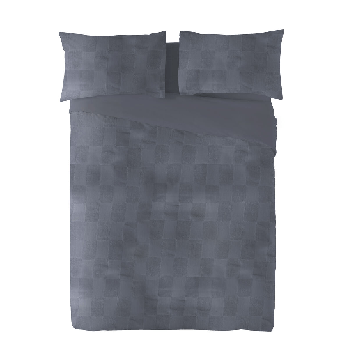 Naturals Copripiumino Naturals ELBA Grigio scuro Matrimoniale (240 x 220 cm)