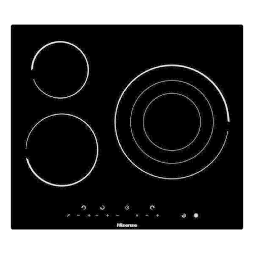 Hisense Piano Cottura in Vetroceramica Hisense 1 60 cm Nero 60 cm 5700 W