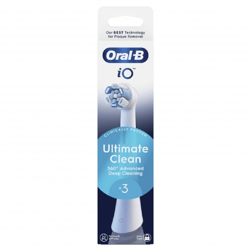 Oral-B Testine di Ricambio iO Series Ultimate Clean, Testine Rotonde Originali Oral-B Testina di Ricambio Oral-B IO ULTIMATE CLEAN