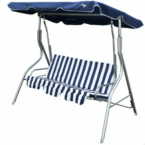 Aktive Altalena basculante Aktive 3 posti Azzurro Bianco 180 x 107 x 160 cm
