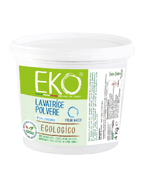 TUTO CHIMICA SNC Eko Detersivo Polvere Lavatrice Ecologico Formato KG 4