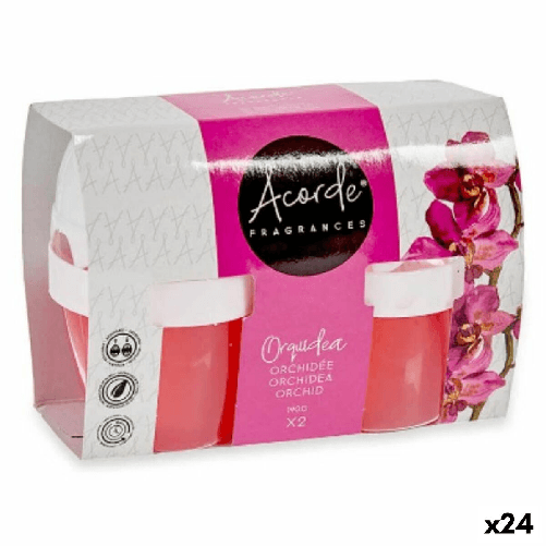 Acorde Set Deodorante per Ambienti Acorde 1165-ORQUDIA Orchidea Gel (24 Unità)