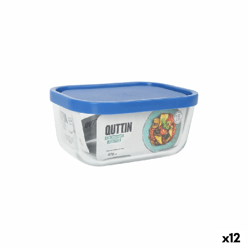 Inde Porta pranzo Inde Frigo Rettangolare 470 ml (12 Unità)