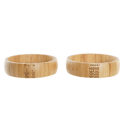 DKD Home Decor Insalatiera DKD Home Decor Naturale Bambù 20 x 20 x 5 cm