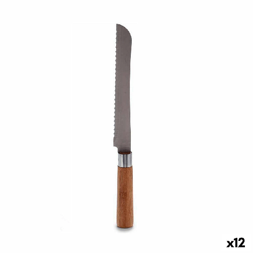 Kinvara Coltello Seghettato Kinvara KT116042B Bambù Acciaio inossidabile 2,8 x 2,5 x 32 cm (12 Unità)
