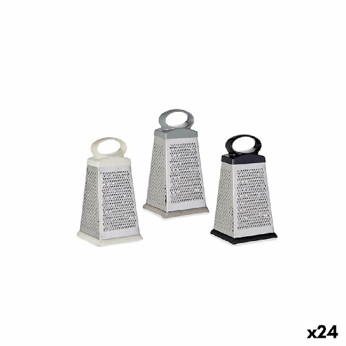 Grattugia Kinvara 50680 50680 Bianco Nero Grigio Argento Gomma Acciaio inossidabile Plastica 11,5 x 22,5 x 10 cm (24 Unità)