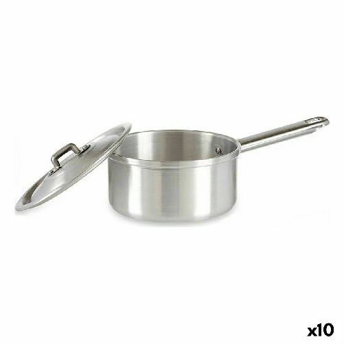 Kinvara Casseruola con Coperchio Kinvara 100018 Argentato Alluminio Ø 14 cm 1 L (10 Unità)