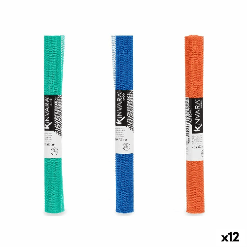 Tappetino Antiscivolo Kinvara Verde Viola Arancio Gomma 45 x 0,1 x 100 cm 4,5 x 45 x 4,5 cm (12 Unità)